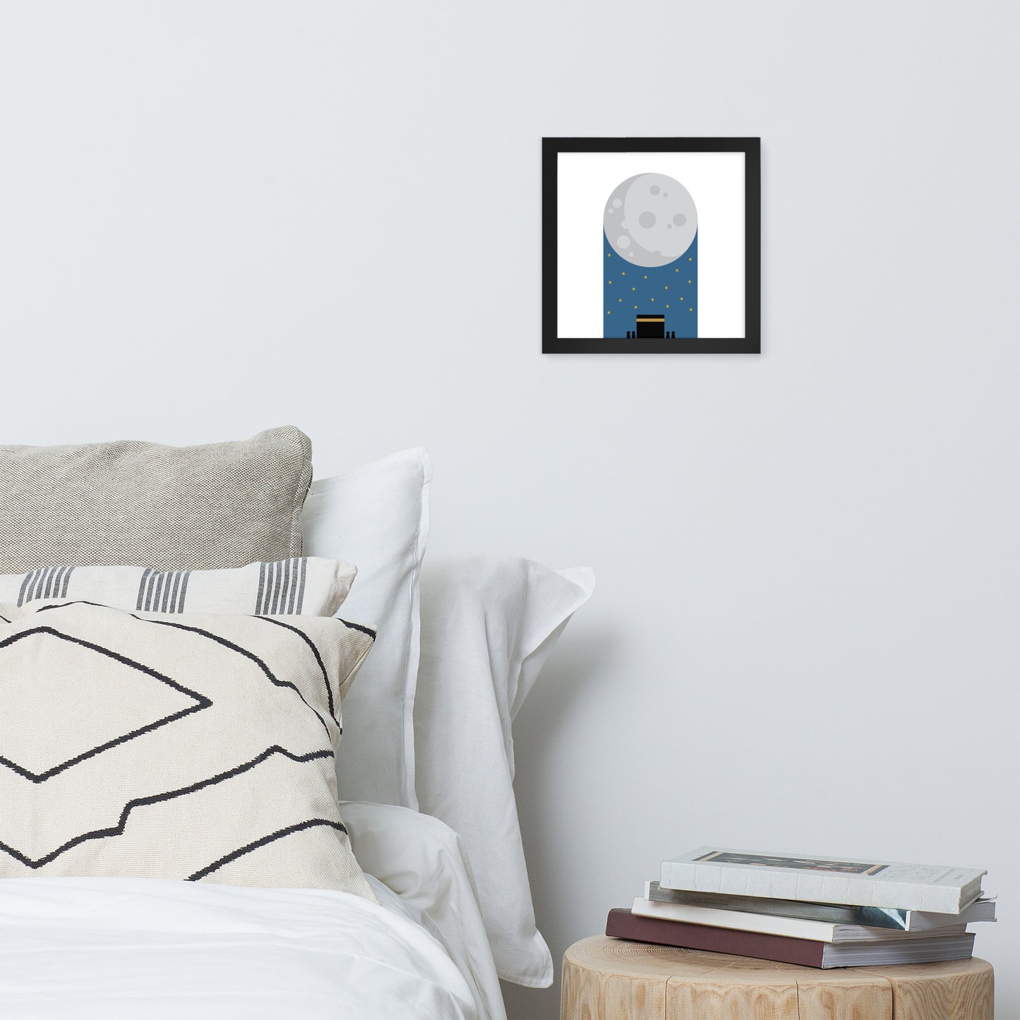 Kaaba Night - Framed poster