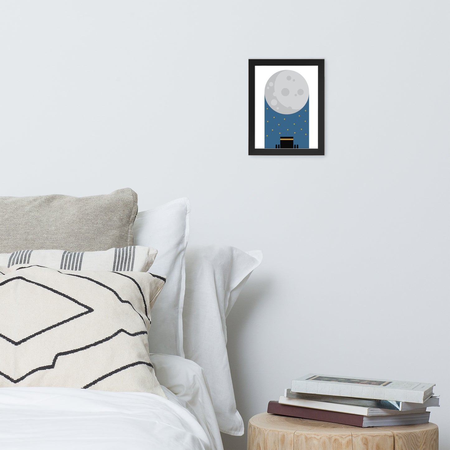 Kaaba Night - Framed poster
