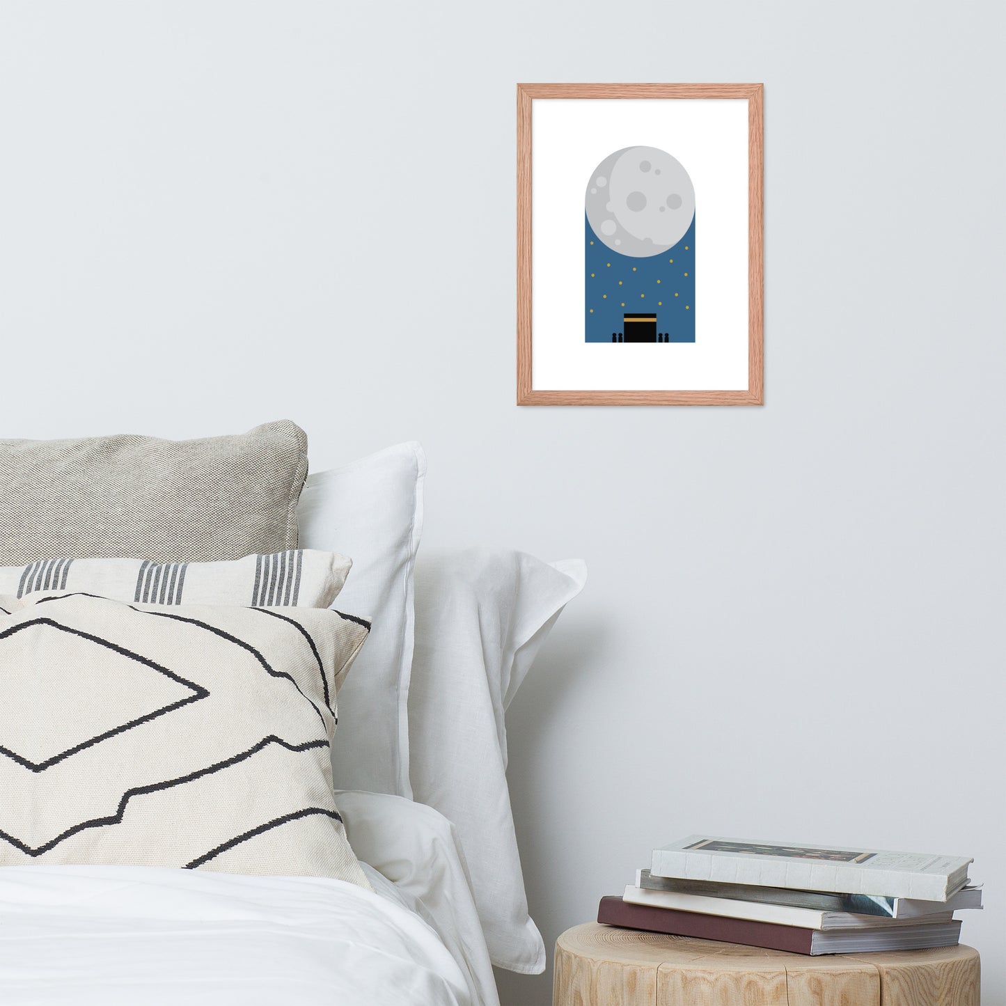 Kaaba Night - Framed poster