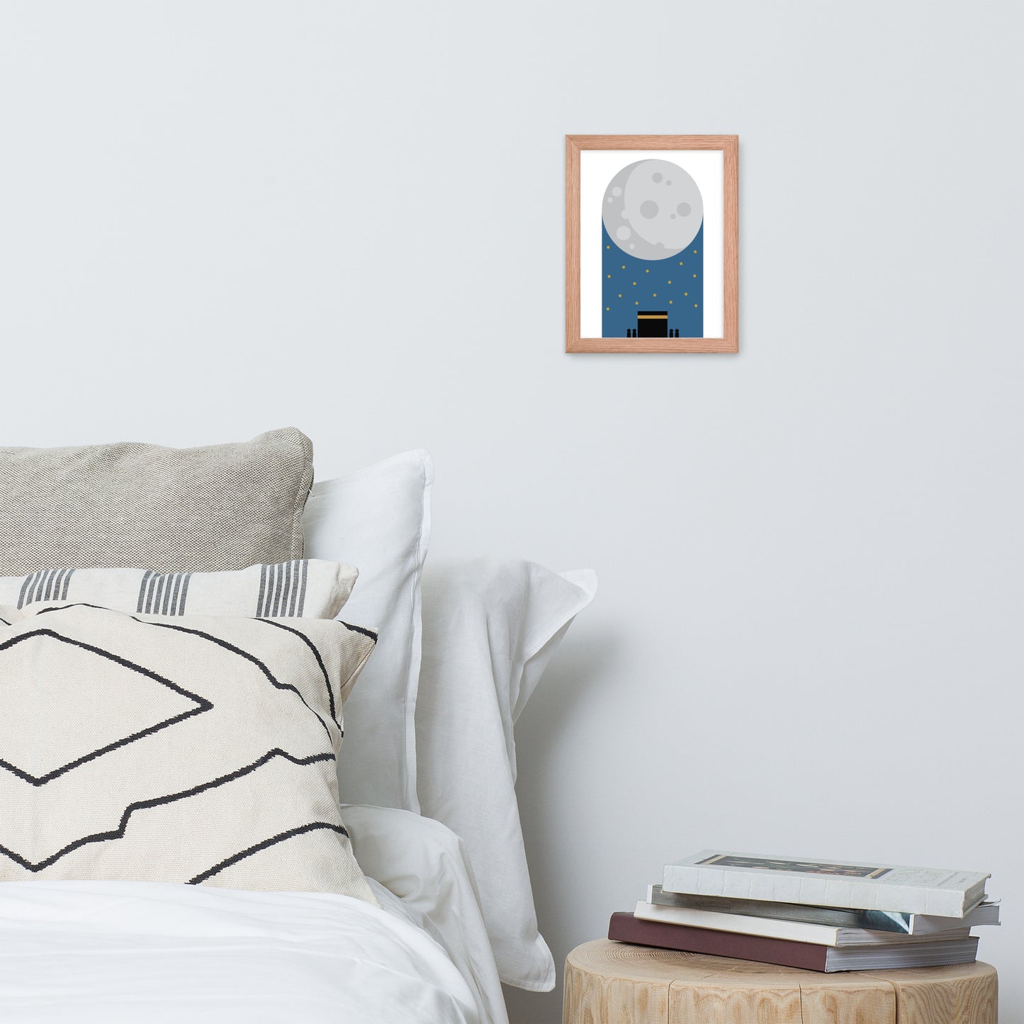 Kaaba Night - Framed poster
