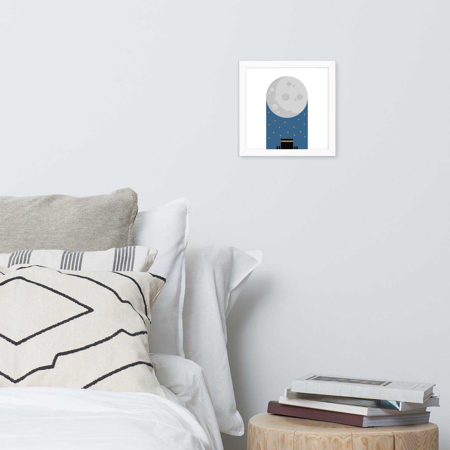 Kaaba Night - Framed poster