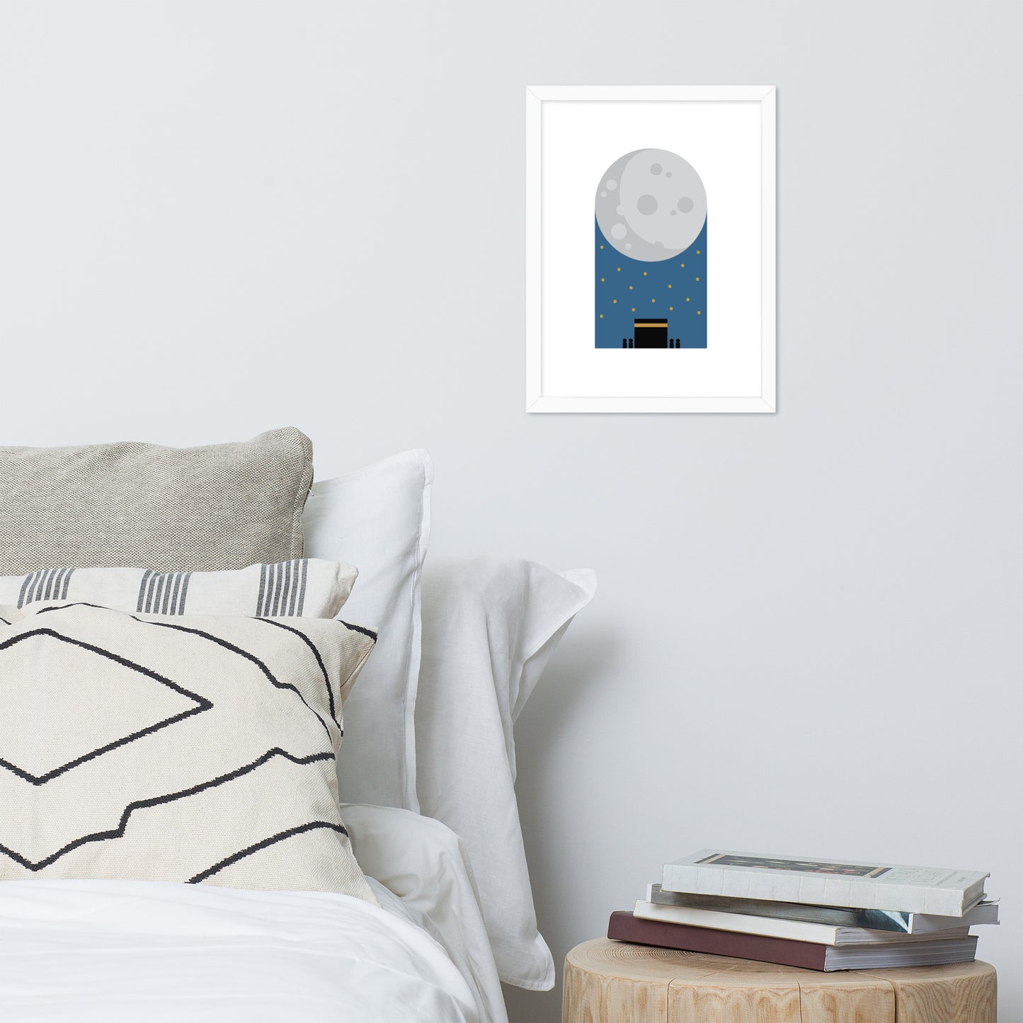Kaaba Night - Framed poster