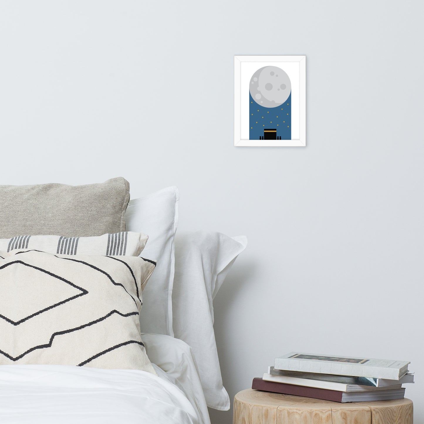 Kaaba Night - Framed poster
