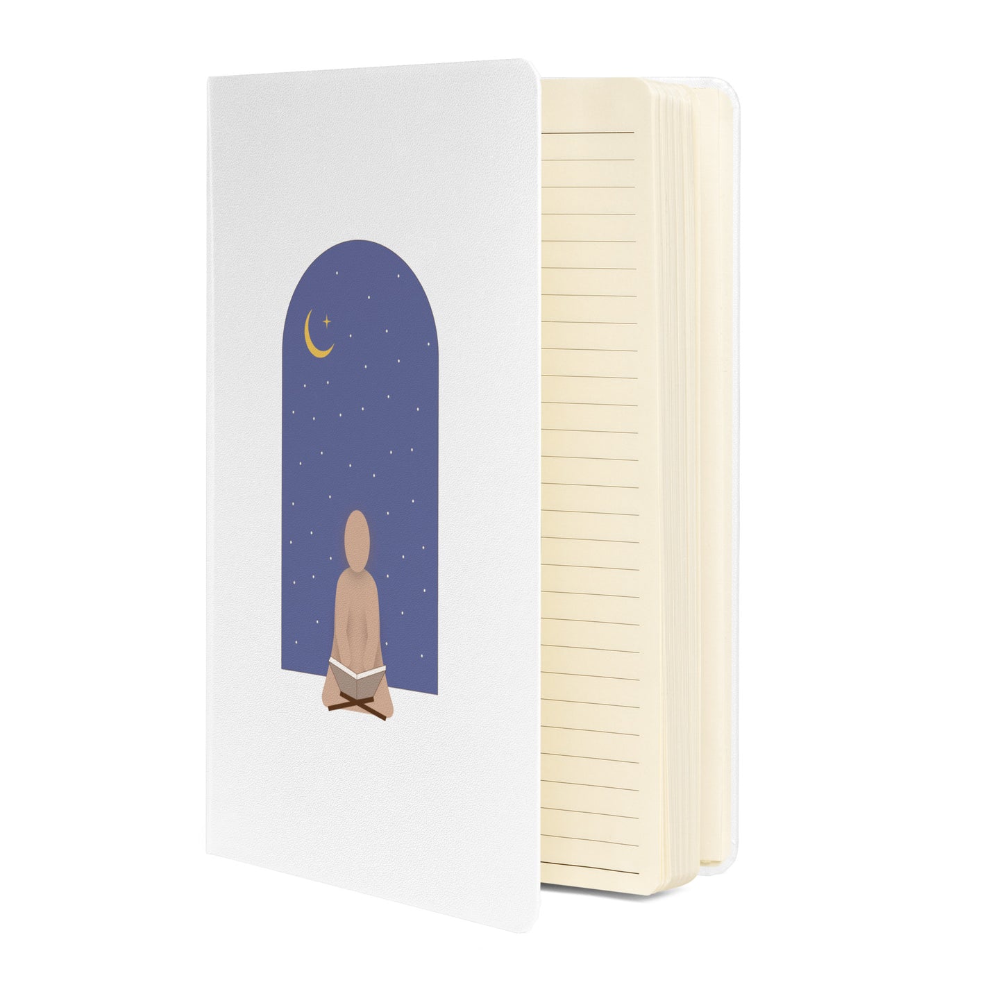 Hardcover bound notebook