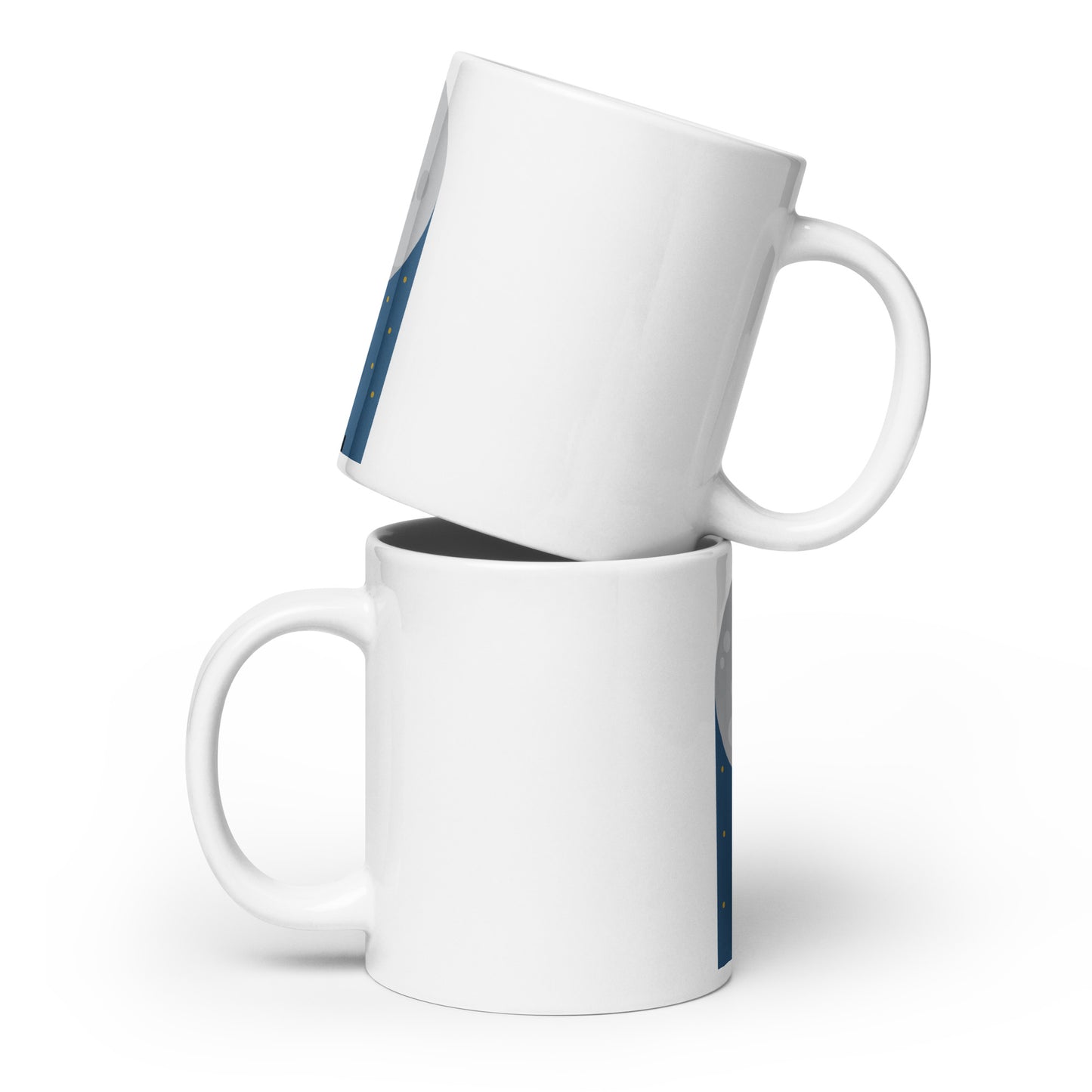 Kaaba Night - White glossy mug
