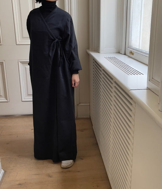 Black Wrap Dress