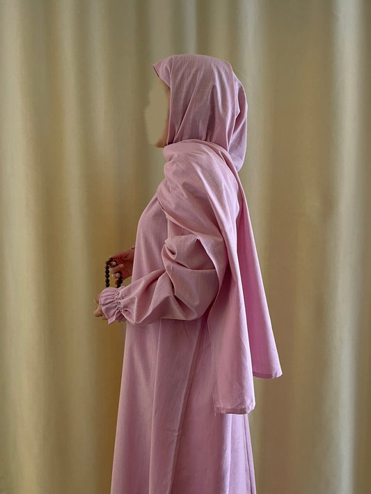 Pink A-Line Dress