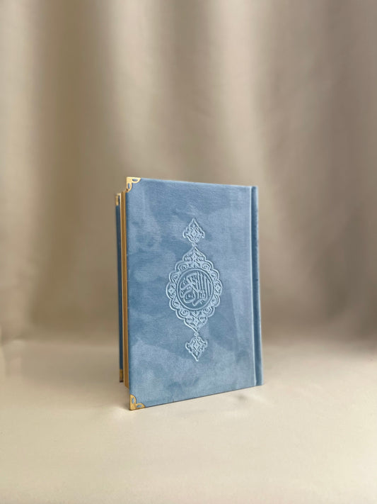 Blue Engraved Mushaf